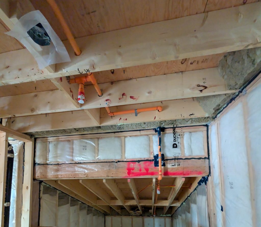 after insulation installation
