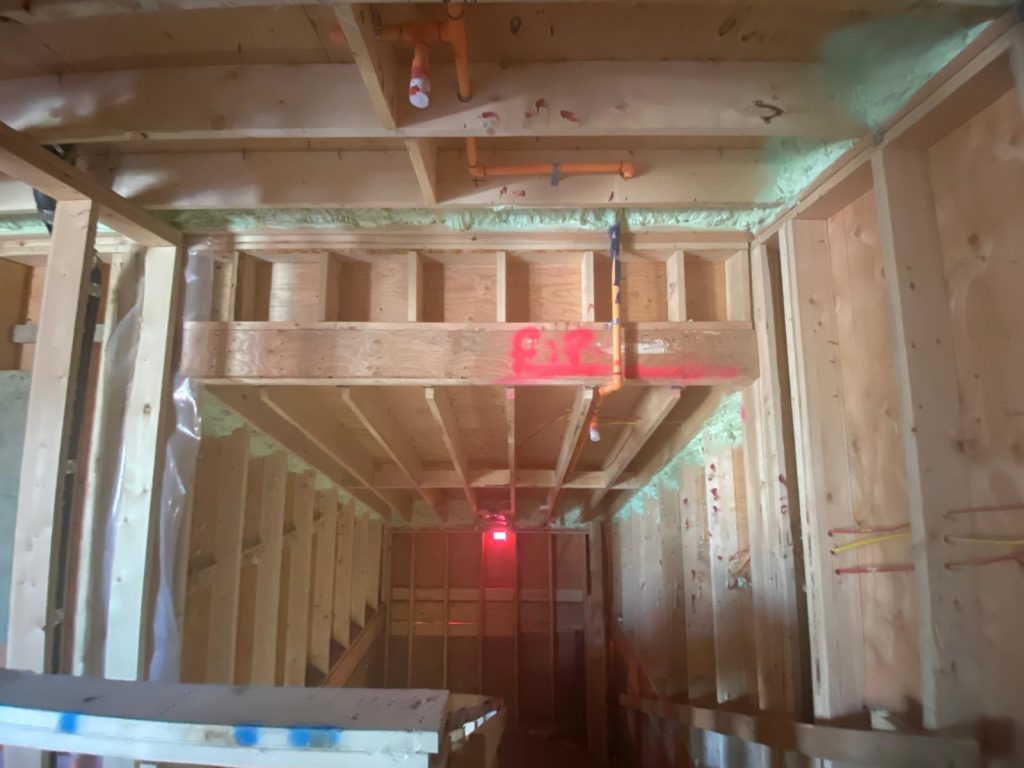 before insulation installation